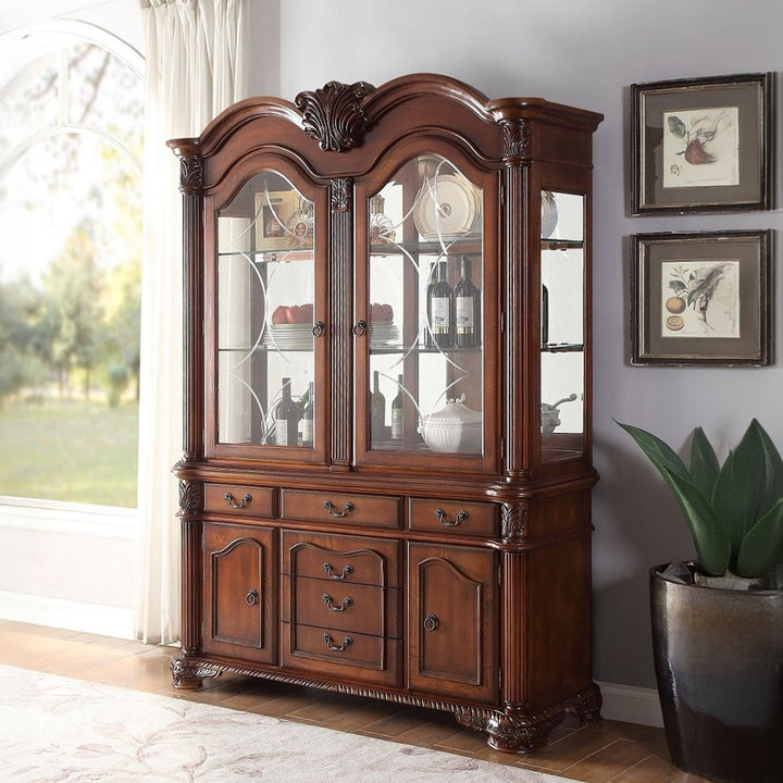 Chateau De Ville Buffet &amp; Hutch in Cherry