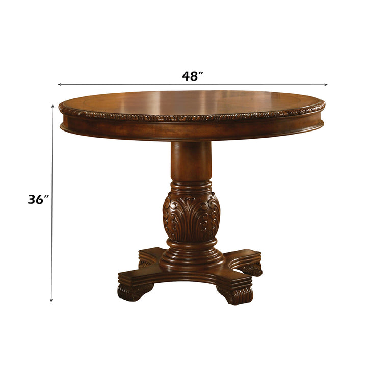 Chateau De Ville Counter Height Table in Cherry - dimensions