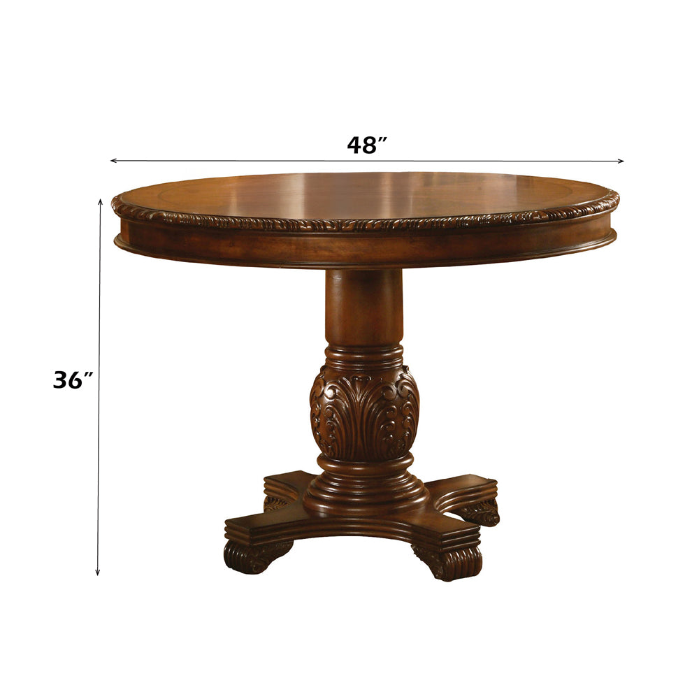Chateau De Ville Counter Height Table in Cherry - dimensions