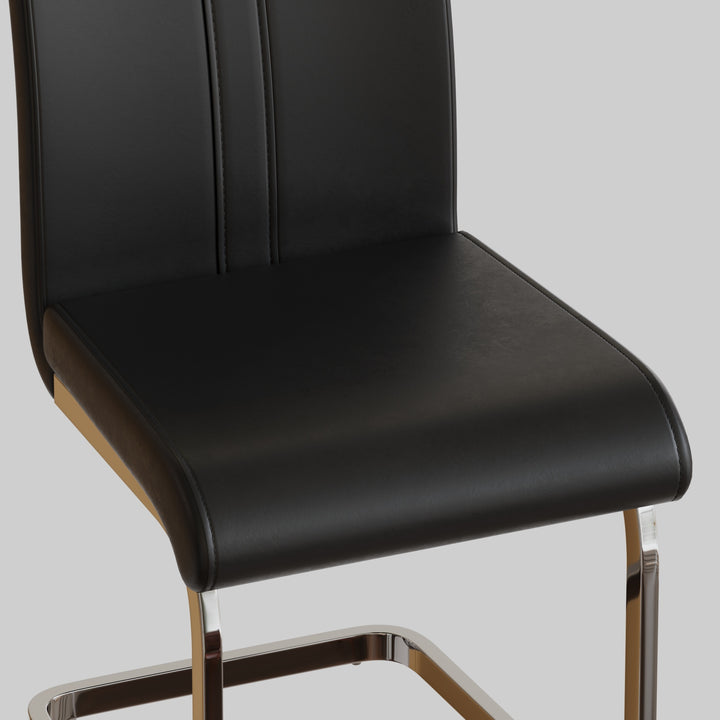 medieval-modern-black-dining-table-set-5-piece