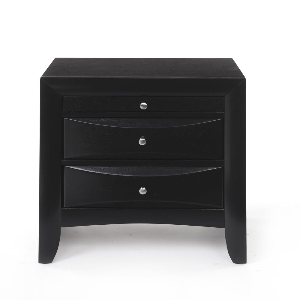 Ireland Nightstand in Black