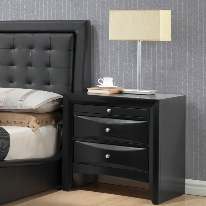Ireland Nightstand in Black