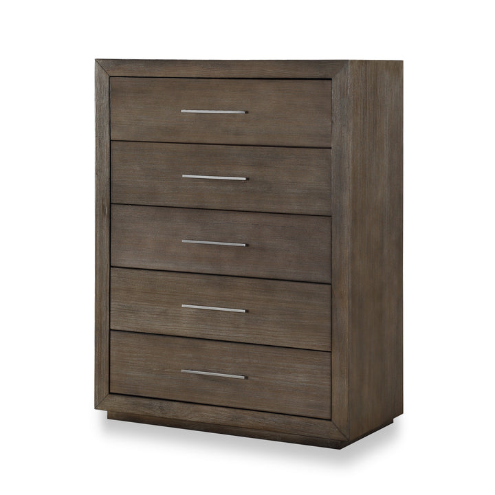 Modus Furniture 8D6484A Melbourne Five Drawer Chest In Dark Pine 2024