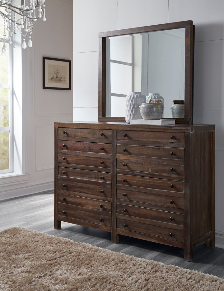 Modus Furniture 8T0682A Townsend Eight Drawer Solid Wood Dresser In Java 2024
