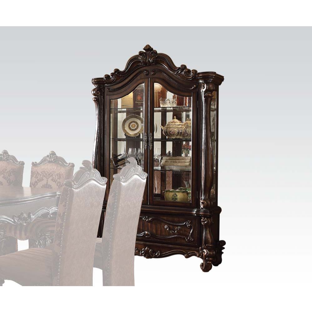 ACME Furniture Versailles Curio Cherry Oak