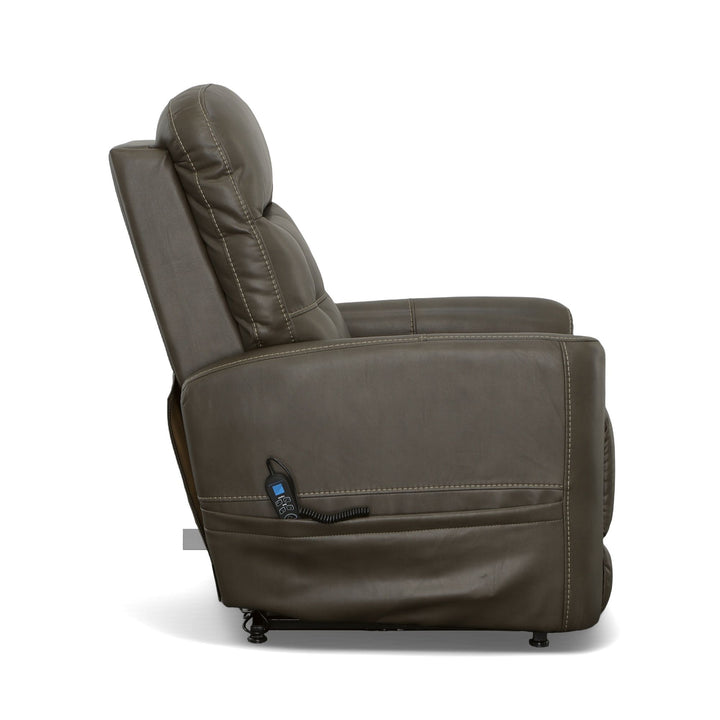 Kenner Power Lift Recliner With Power Headrest &amp; Lumbar Driftwood