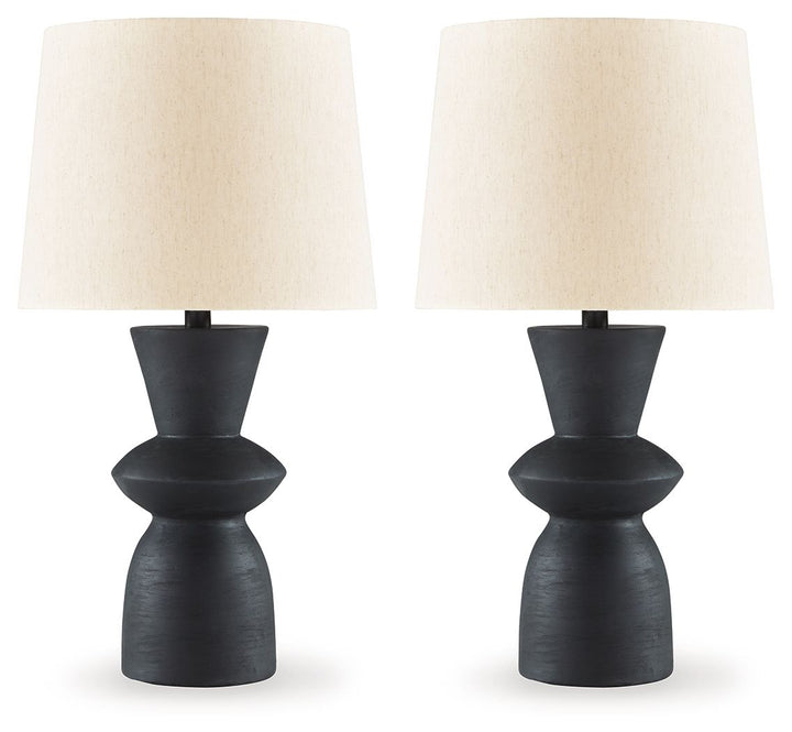 Scarbot - Paper Table Lamp (Set of 2) - Distressed Black