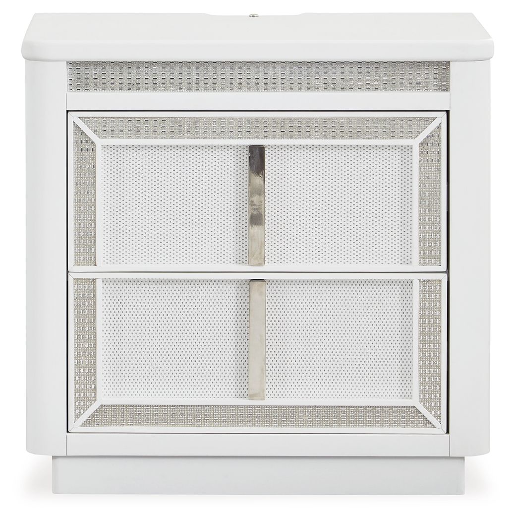 Chalanna - Two Drawer Night Stand - White