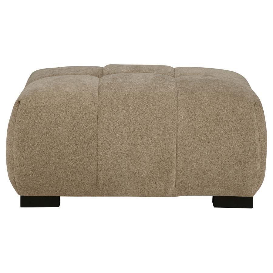 Octavia - Upholstered Rectangular Ottoman - Camel