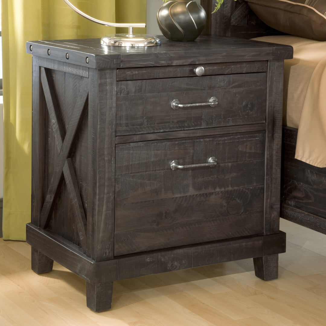Modus Furniture 7Yc981 Yosemite Solid Wood Nightstand In Cafe