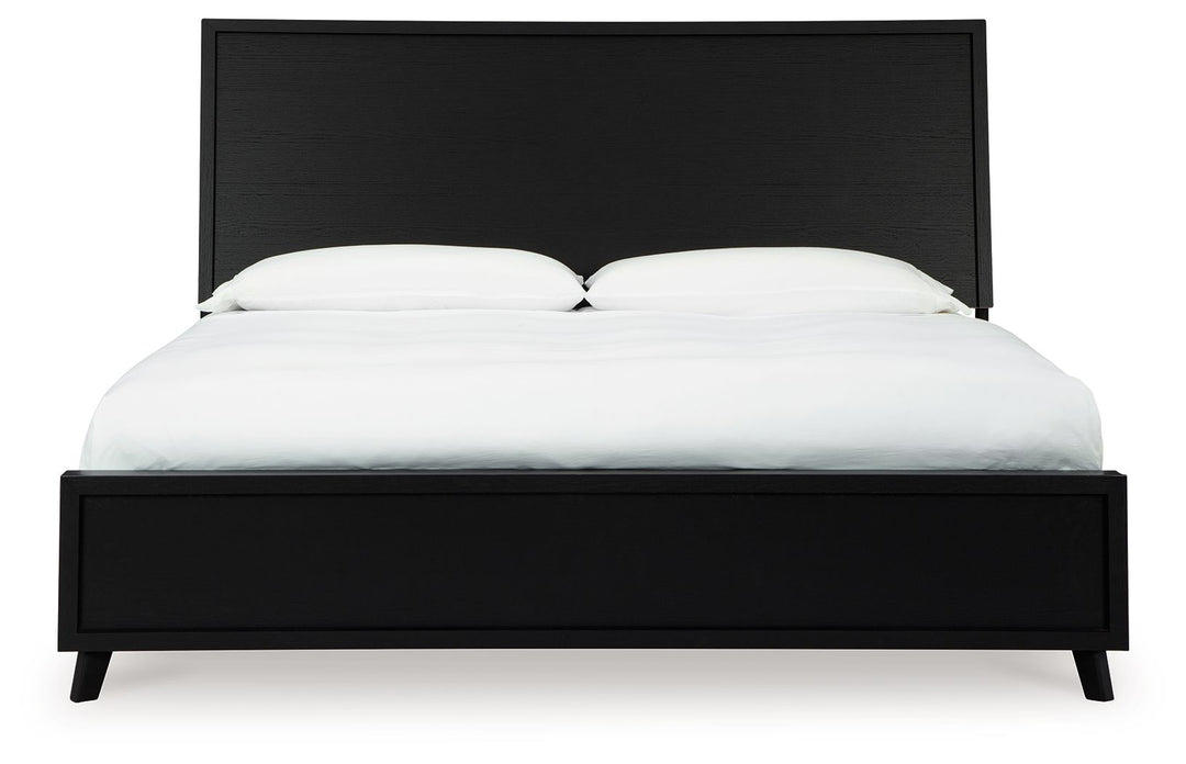 Danziar - King Panel Bed - Black by Ashley Furniture product image