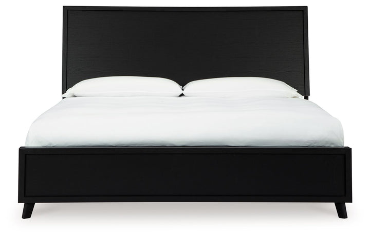 Danziar - King Panel Bed - Black by Ashley Furniture product image