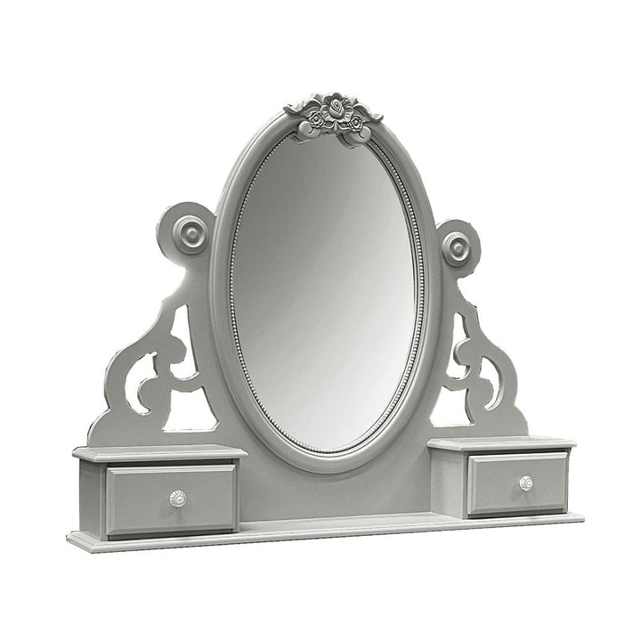 Flora - Mirror With Jewlery - Gray