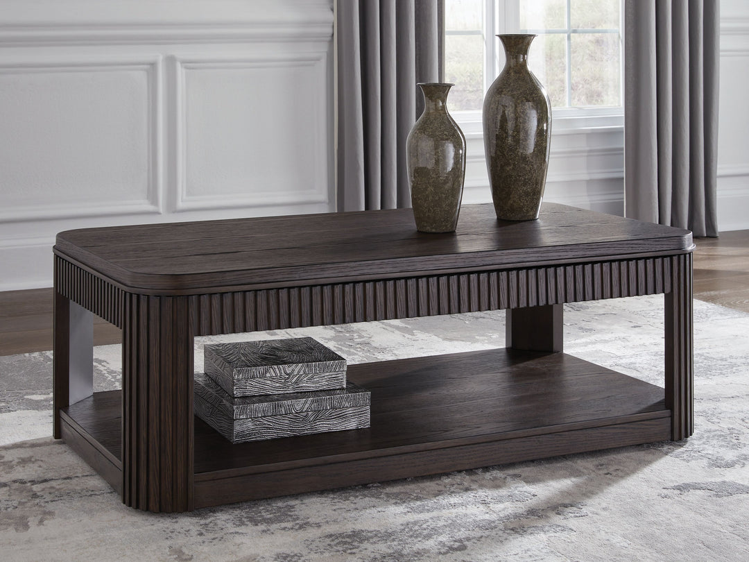 Carlibrie - Lift Top Cocktail Table - Warm Brown by Ashley Furniture product image