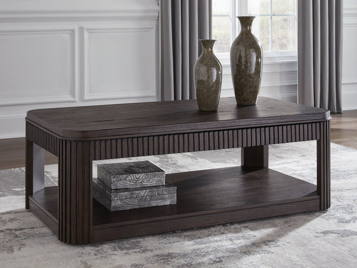 Carlibrie - Lift Top Cocktail Table - Warm Brown by Ashley Furniture product image