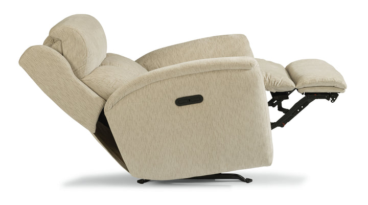 Luna Power Rocking Recliner With Power Headrest Beige