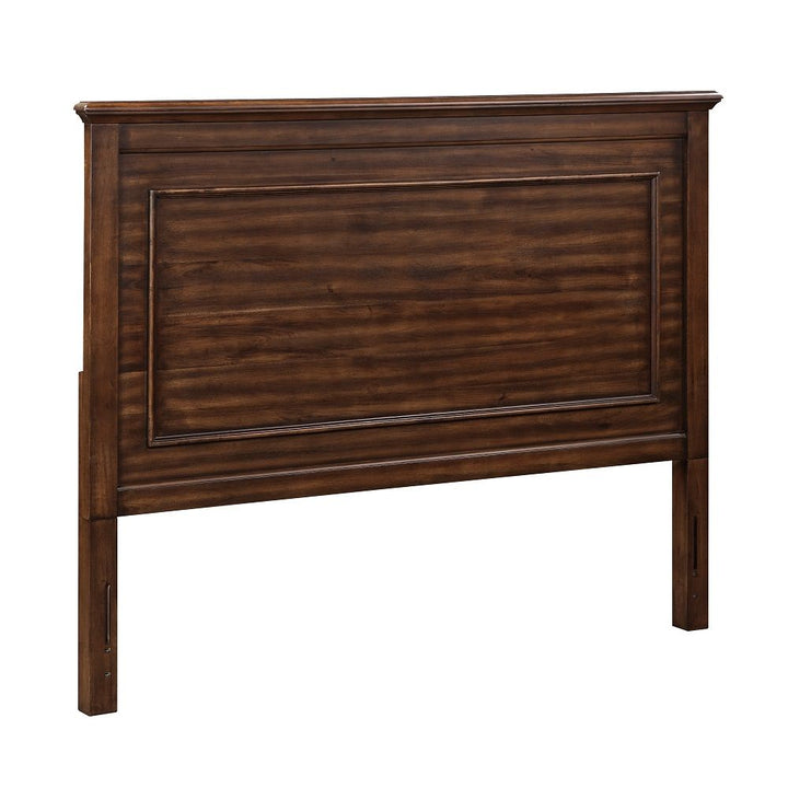 Franklin - 4 Piece Full Bed Set - Brushed Walnut