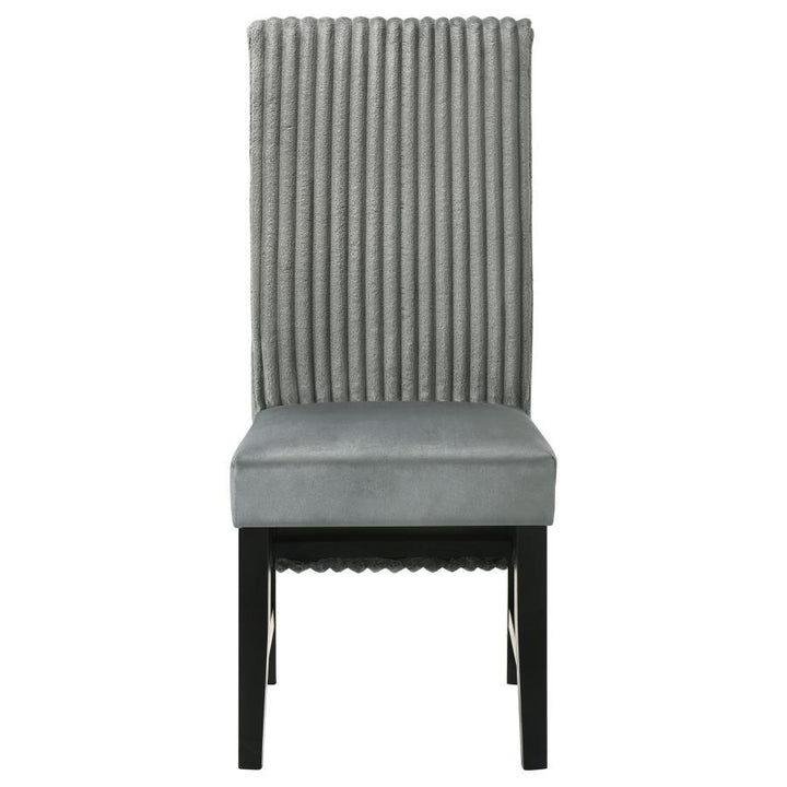 Barrand - Upholstered Dining Side Chair  - Gray