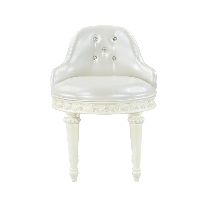 Dorothy - Vanity Chair With Swivel Chair Only - Ivory