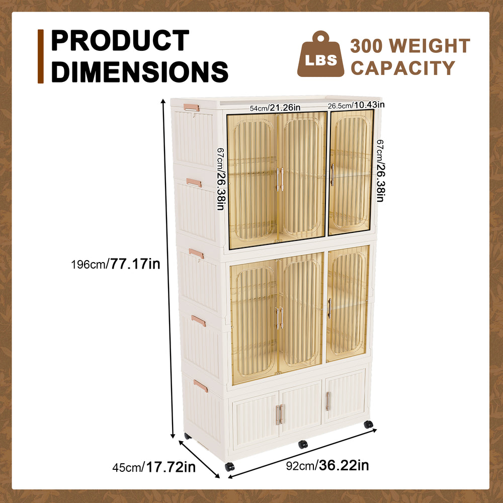 portable-wardrobe-closet-storage-organizer-for-clothes-clothes-dresser-9-magnetic-doors-9-cubes-2-hanging-rod-6-pcs-hangers-baby-wardrobe-storage-cabinet-white