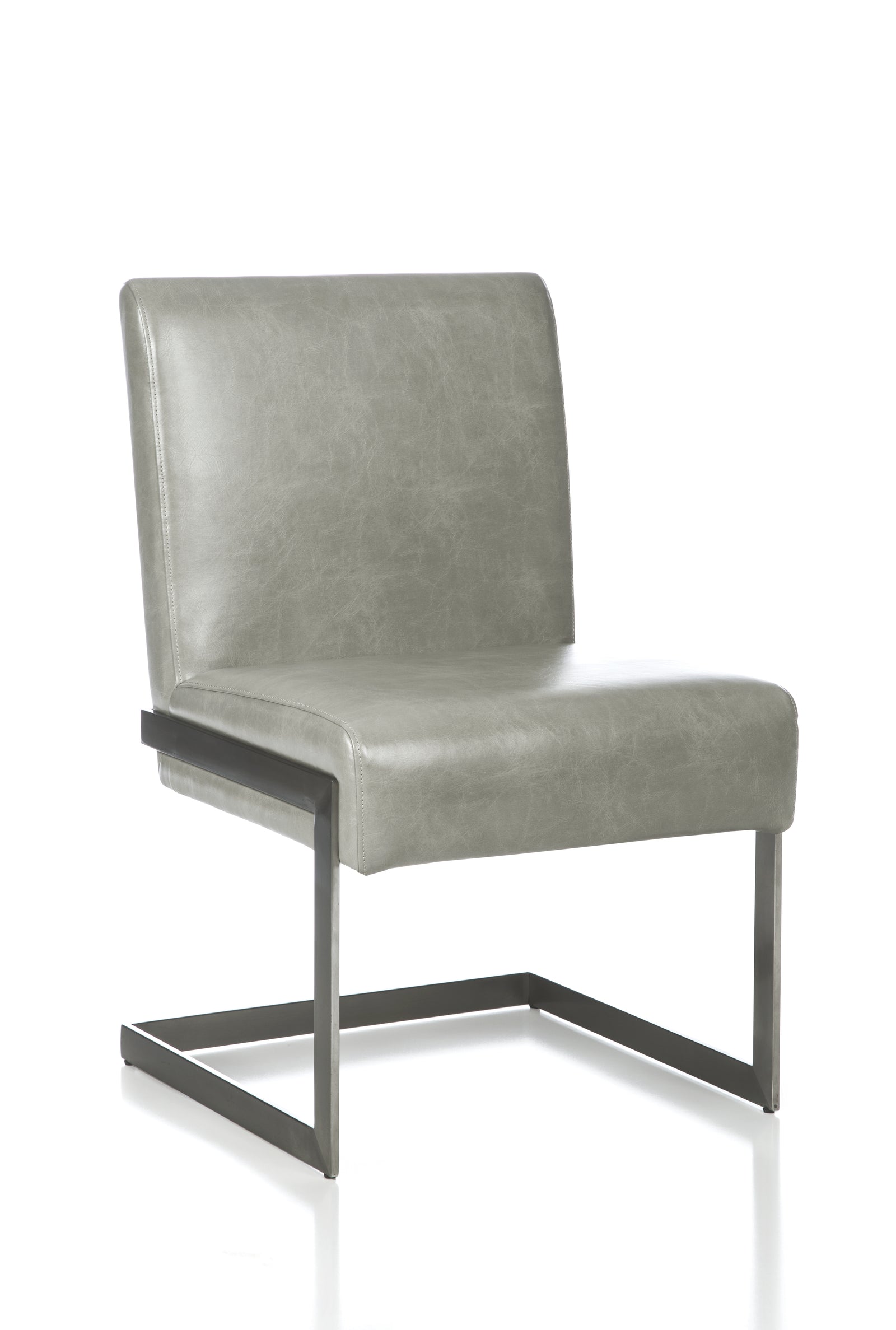 coral-synthetic-leather-upholstered-dining-chair