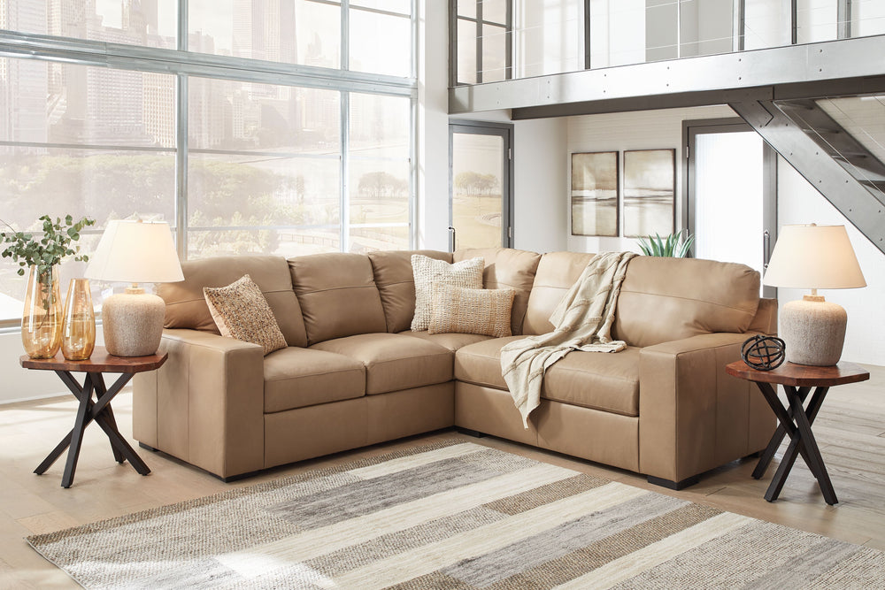 Bandon - 2-Piece Sectional With Raf Loveseat - Toffee by Ashley Furniture product image