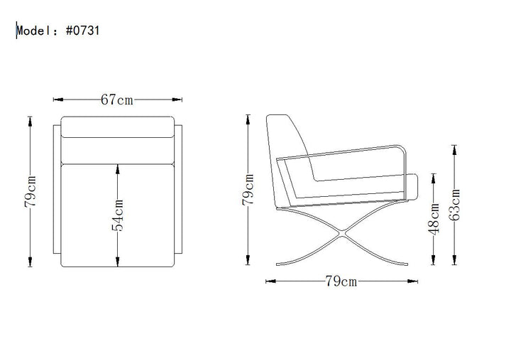 Delano Modern Black Leather Lounge Chair