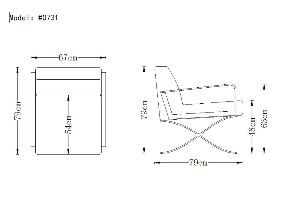 Delano Modern Black Leather Lounge Chair