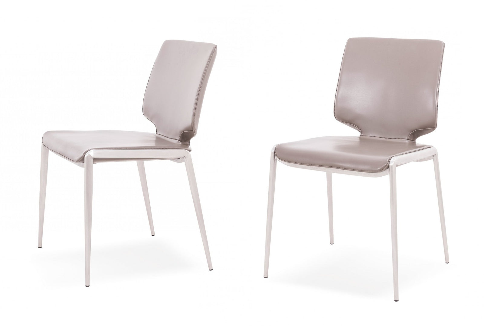 Eileen - Modern Dark Grey Eco-Leather Dining Chair 