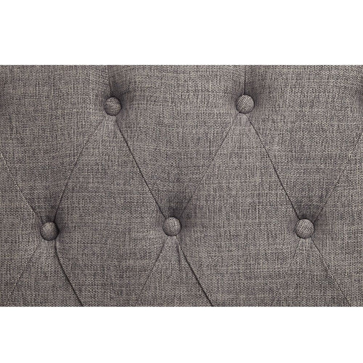 Florian - Chair - Gray Fabric & Antique White