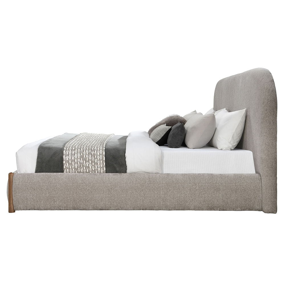 Orane - Full Bed With Storage - Gray Fabric