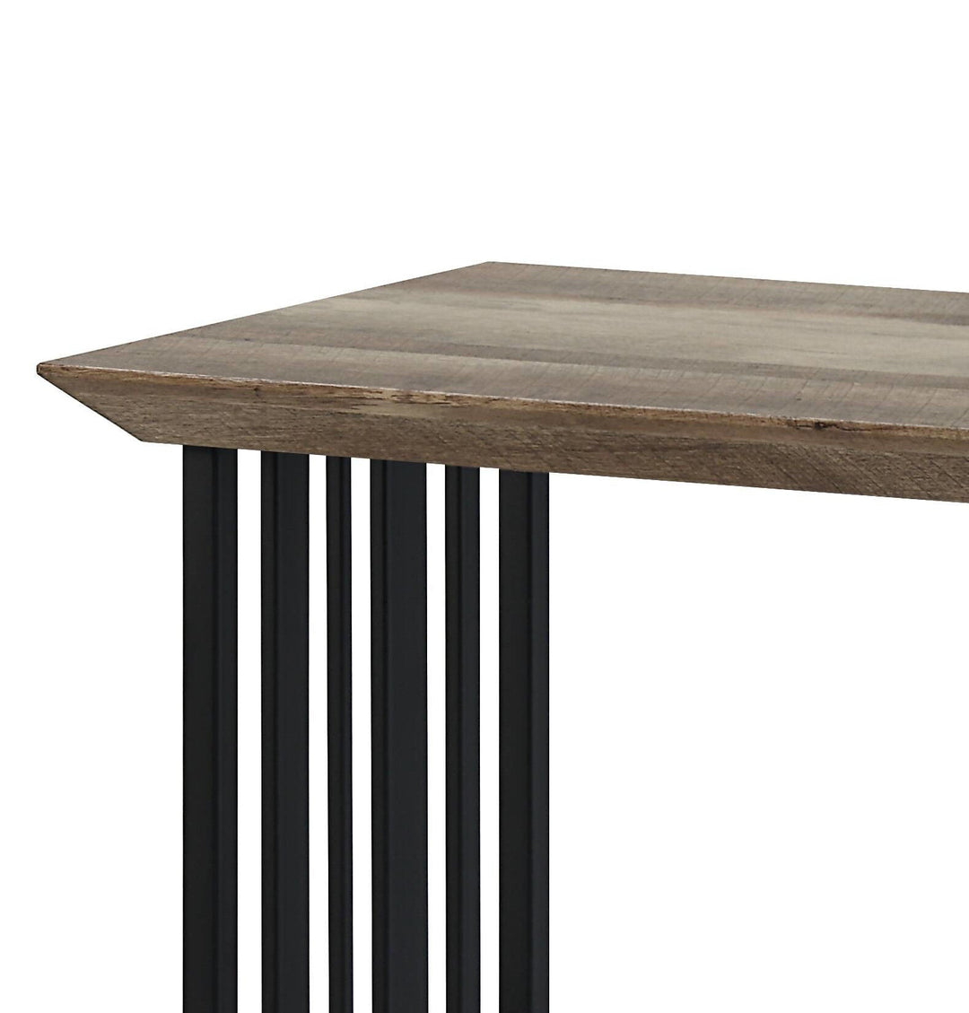 Zudora - Sofa Table - Black / Oak