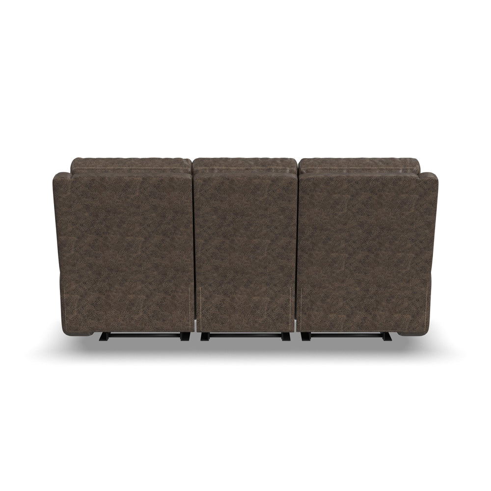 Score Leather Power Reclining Sofa with Power Headrests & Lumbar