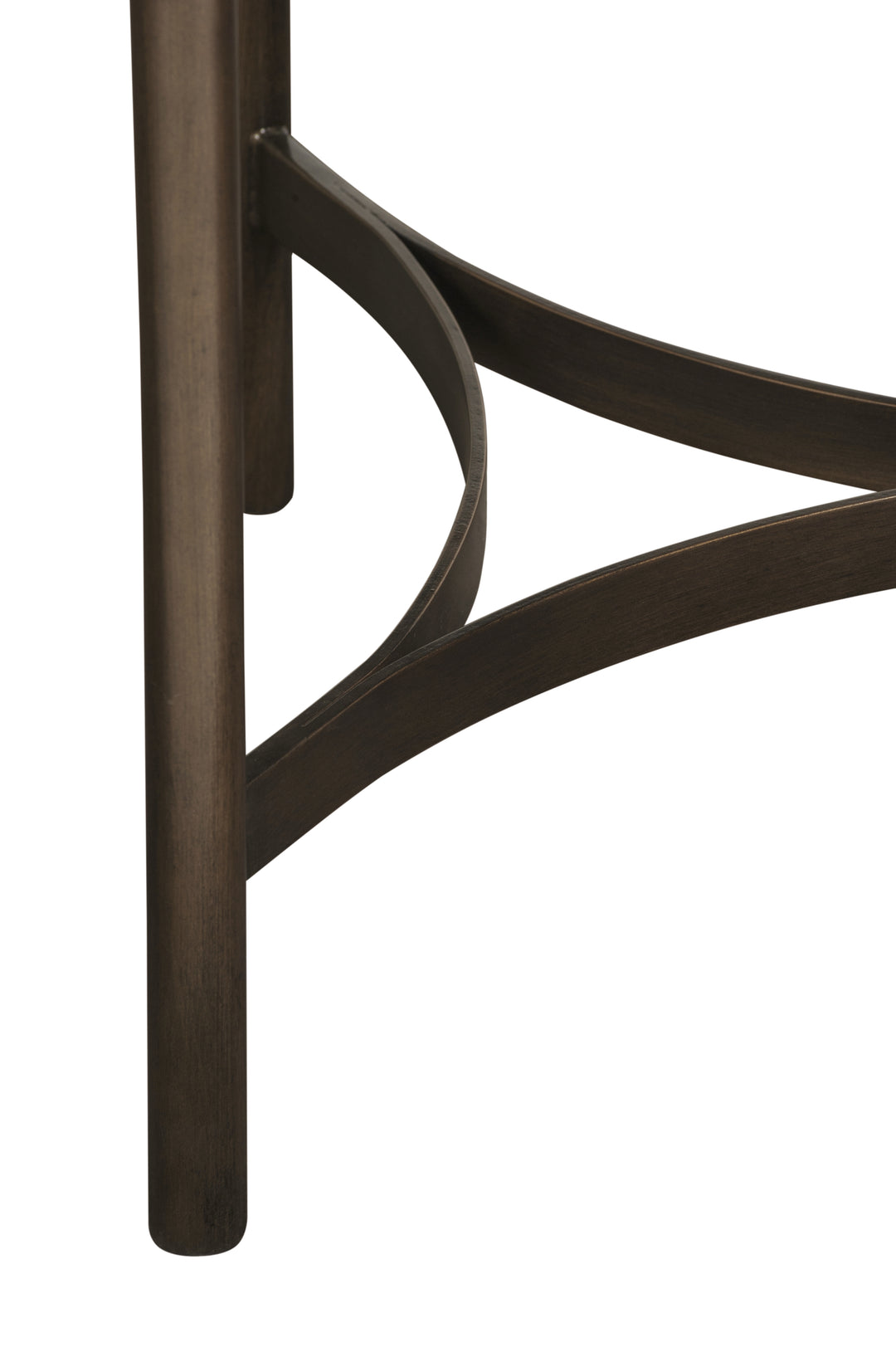 Modus Furniture A89422 Lyon Round Natural Concrete And Metal Side Table