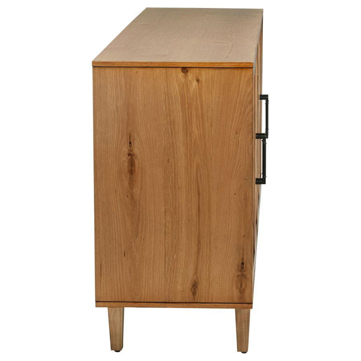 Middleton - 4-Door Sideboard Server With Dual Drawers - Natural
