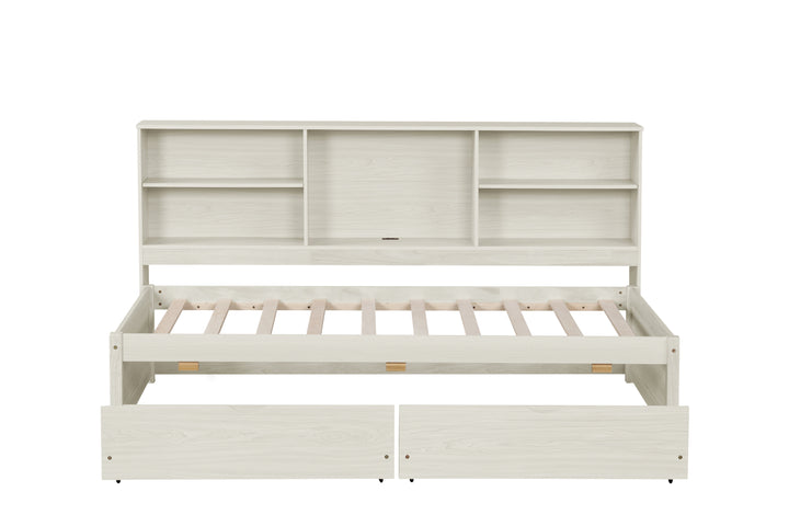 twin-size-bed-frame-with-side-bookshelves-two-drawers-and-built-in-usb-port-creamy-white-color