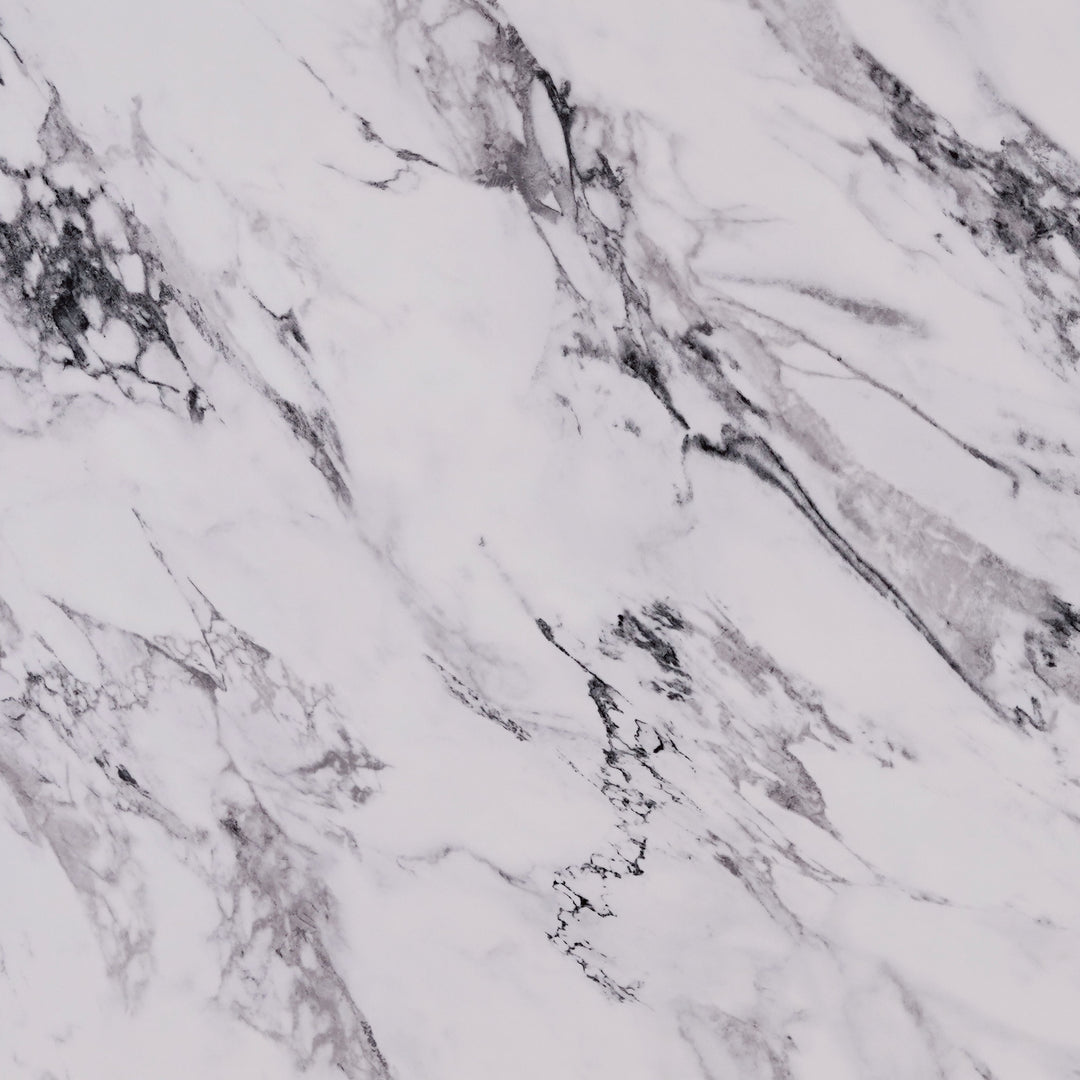 Fritzy - Engineered Stone End Table - White Marble