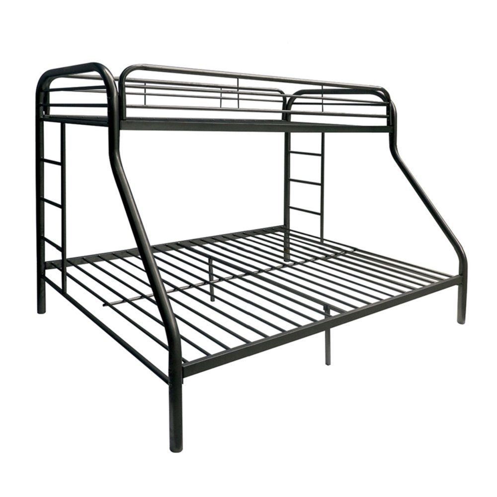 ACME Furniture Tritan Twin Over Full Bunk Bed Black
