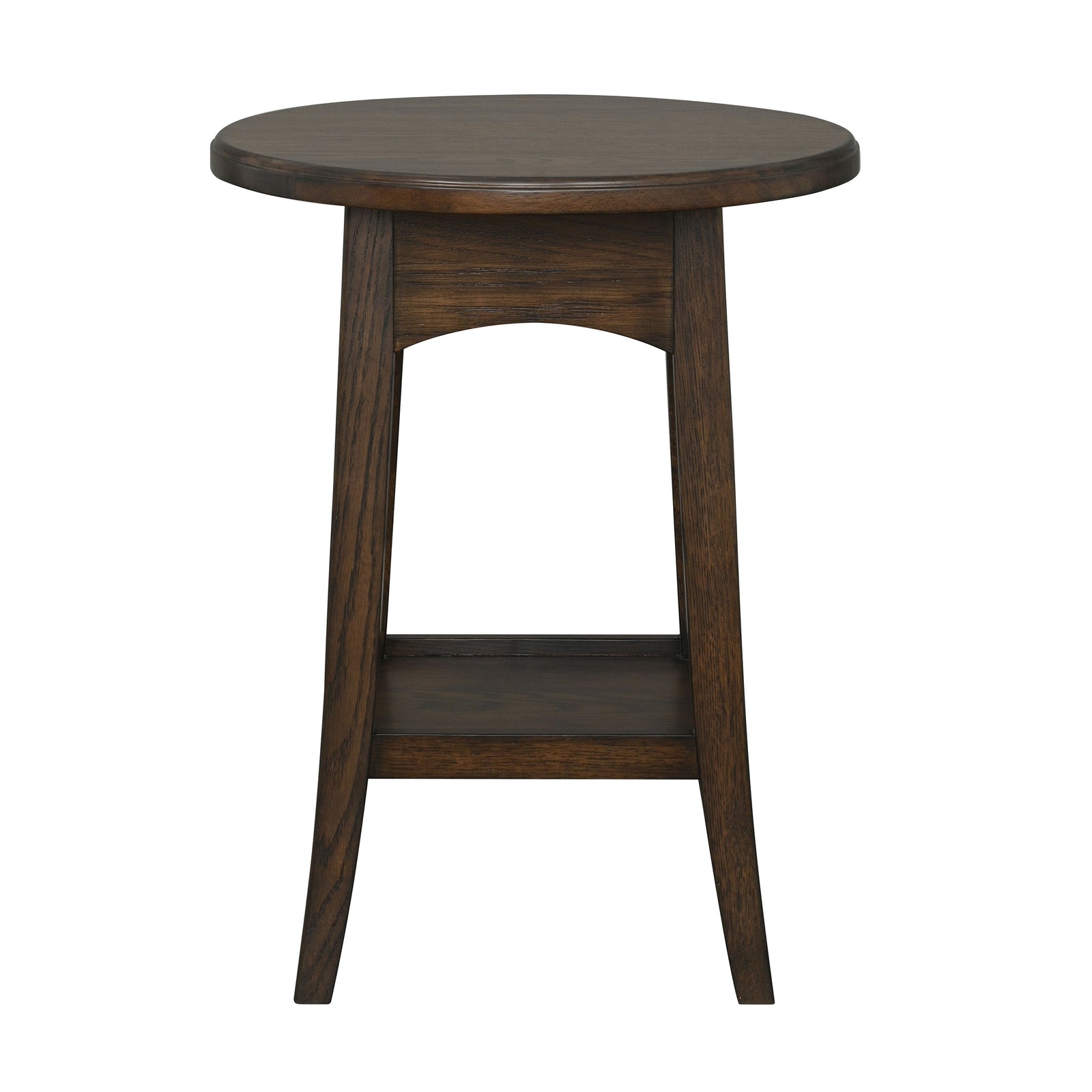 Sylvie  Accent Table  Dark Brown