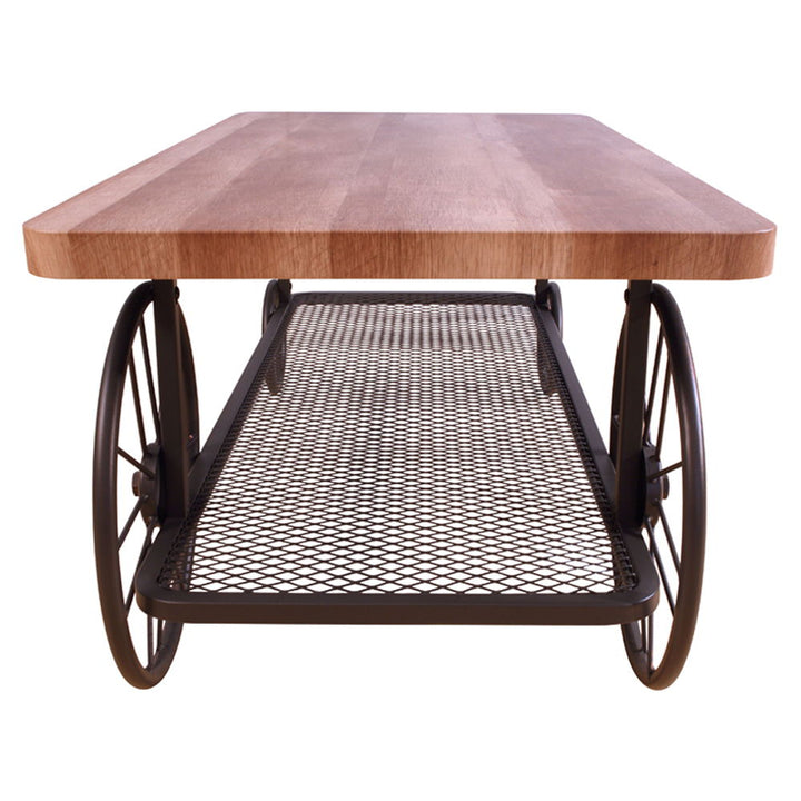 Francie - Coffee Table - Oak & Antique Gray