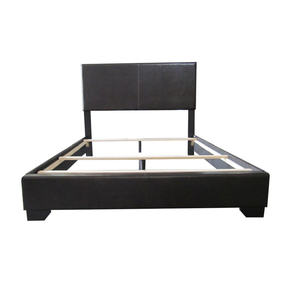 Ireland III - Full Bed - Black Synthetic Leather