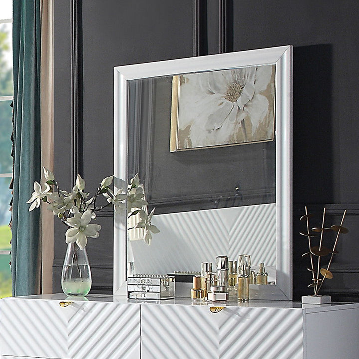 Gaines - Mirror - White High Gloss