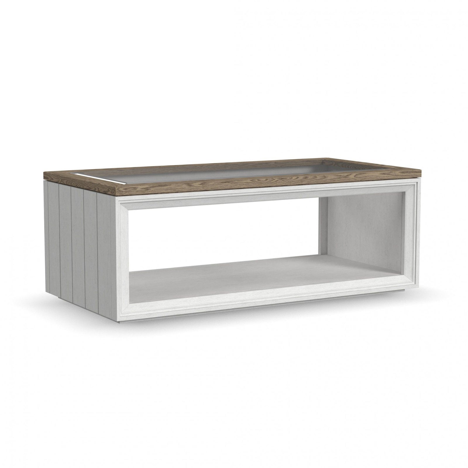 flexsteel-w1072-0311-melody-rectangular-coffee-table-with-casters-white