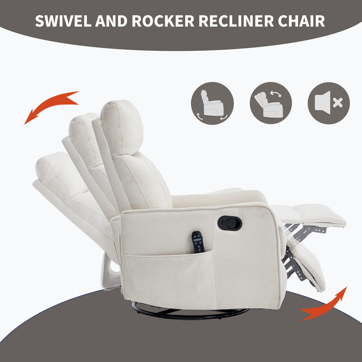 beige-heat-massage-manual-recliner-chair-with-rocker-and-swivel-in-fabric-for-living-room