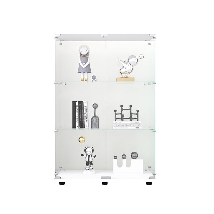 two-door-glass-display-cabinet-3-shelves-with-door-floor-standing-curio-bookshelf-white