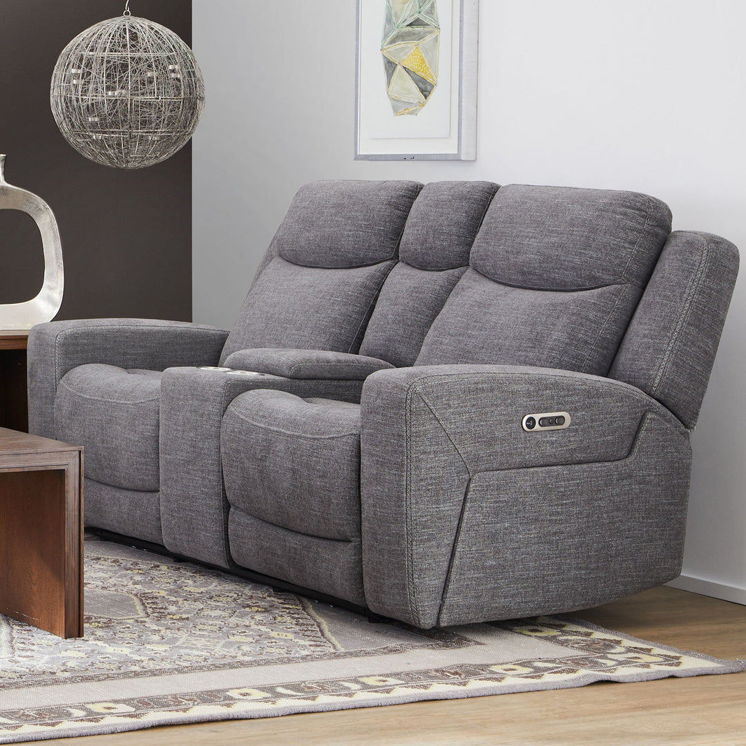 flexsteel-1847-64ph-65102-ridge-power-reclining-loveseat-with-console-and-power-headrests-granite