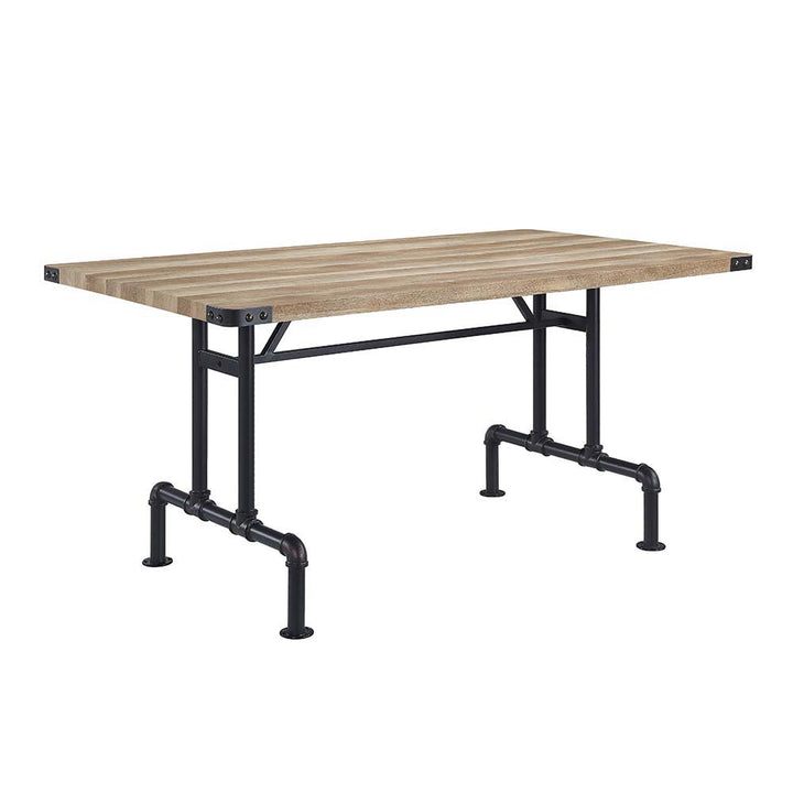 Edina - Dining Table - Oak & Sandy Black