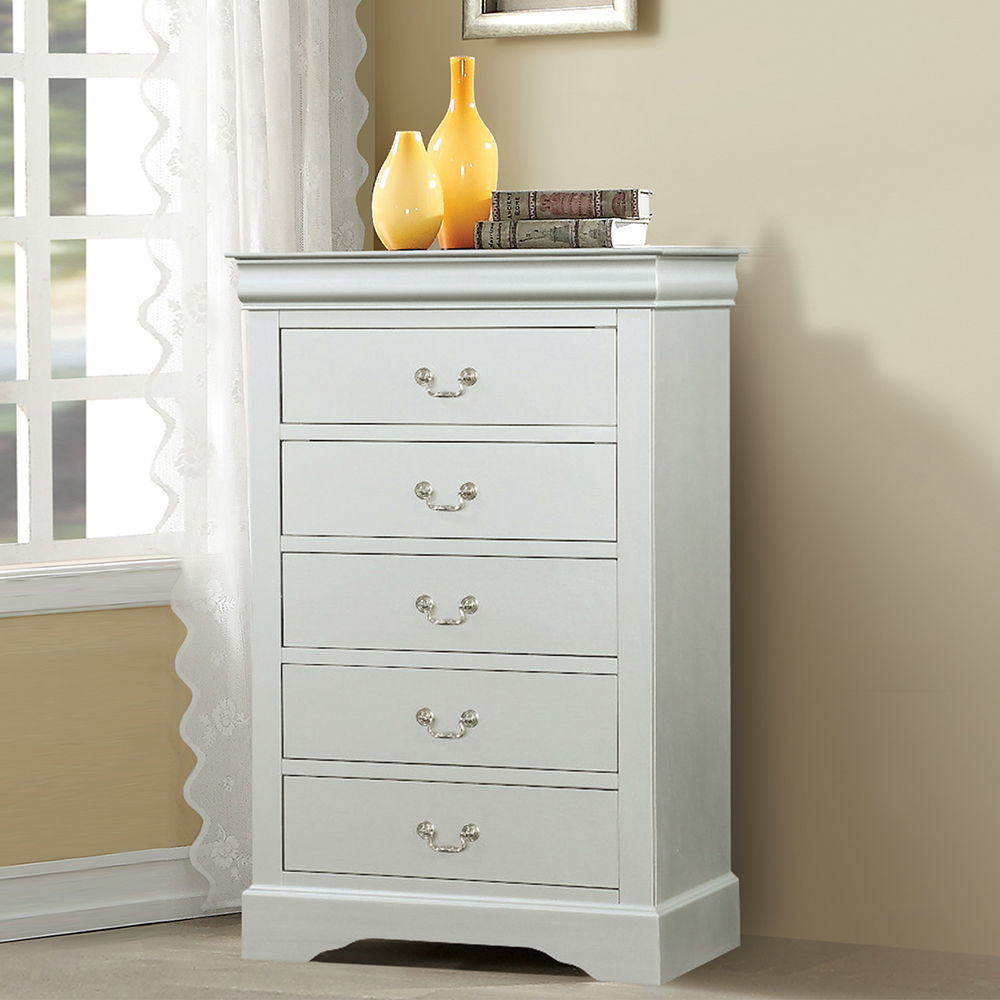 ACME Furniture Louis Philippe Chest Platinum