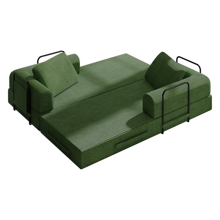 corduroy-convertible-sleeper-sofa-bed-with-pillow-jade