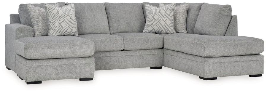 Casselbury - 2-Piece Sectional With Raf Corner Chaise - Cement by Ashley Furniture product image